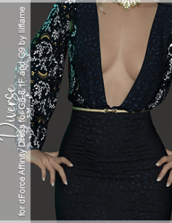 Diverse for dForce Affinity Dress for G8-8.1F and G9