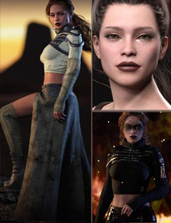 dForce CB Destinus Character and Clothing Bundle for Genesis 9