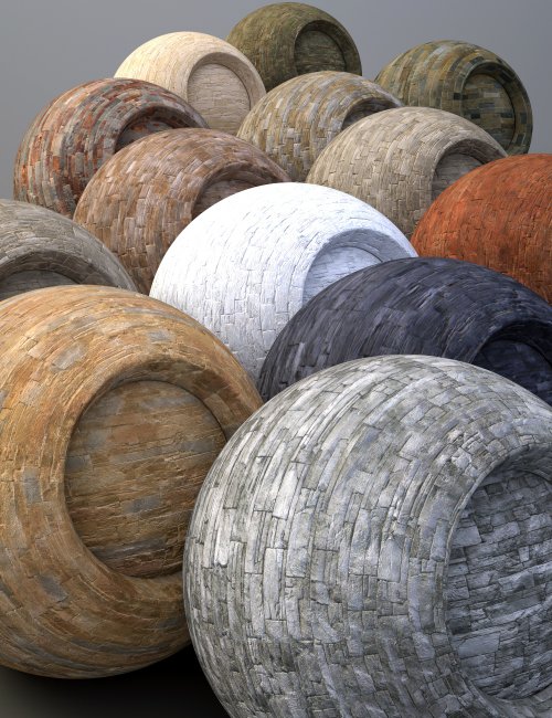 Click here to see preview images for "Slate Wall - Iray Shaders" Slate Wall - Iray Shaders