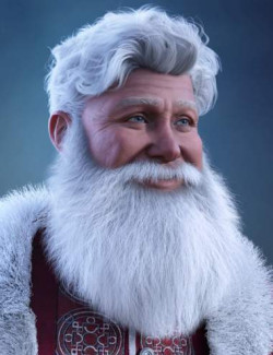 Santa Claus Beard for Genesis 9