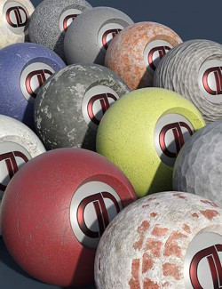 DD PBR Concrete Shaders for Iray Vol 1