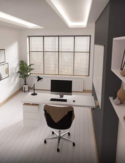 The Minimalist Home Office