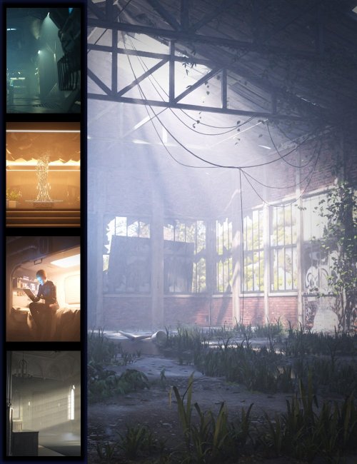 Click here to see preview images for "Iray Light Volume Kit" Iray Light Volume Kit