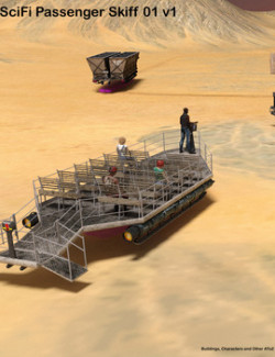 AtoZ SciFi Passenger Skiff I v1