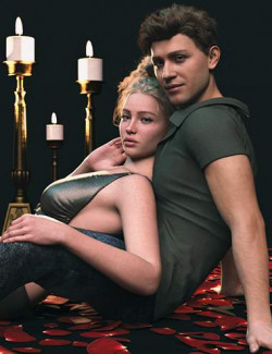 Z Loved Up Couple Poses for Genesis 9 and 8
