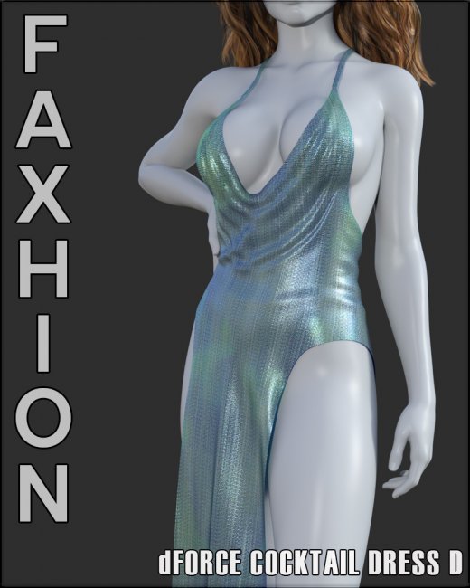Click here to see preview images for "Faxhion - dForce Cocktail Dress D" Faxhion - dForce Cocktail Dress D