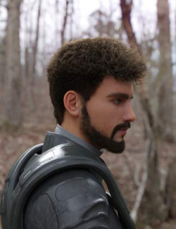 Amyr Tight Curls Hair and Beard for Genesis 8 and 9
