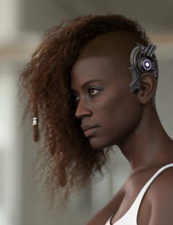 Space Warrior Hair for Genesis 9