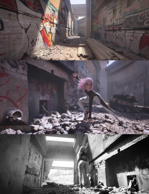 Click here to see preview images for "Trashed Underpass" Trashed Underpass