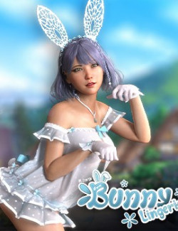 dForce Flower Bunny Lingerie G8F