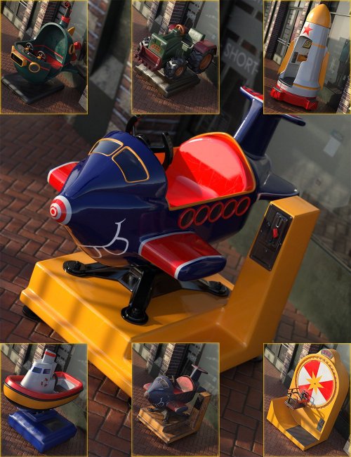 Click here to see preview images for "Coin-Operated Rides Mega Pack" Coin-Operated Rides Mega Pack