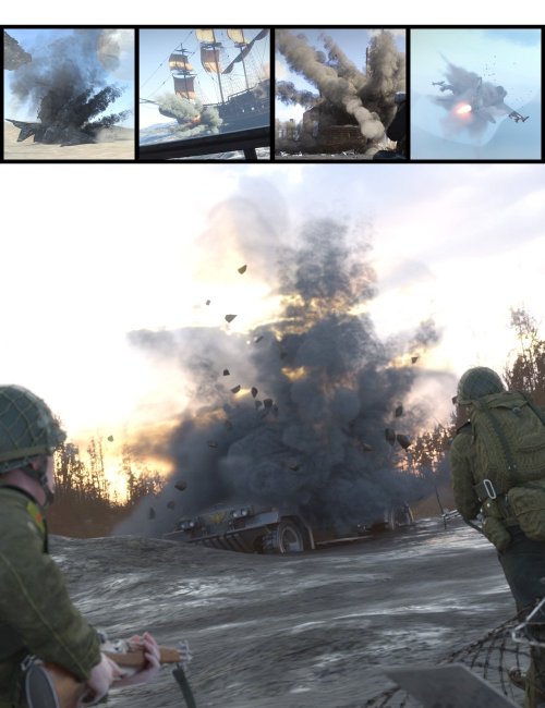 Click here to see preview images for "VDB Explosions" VDB Explosions