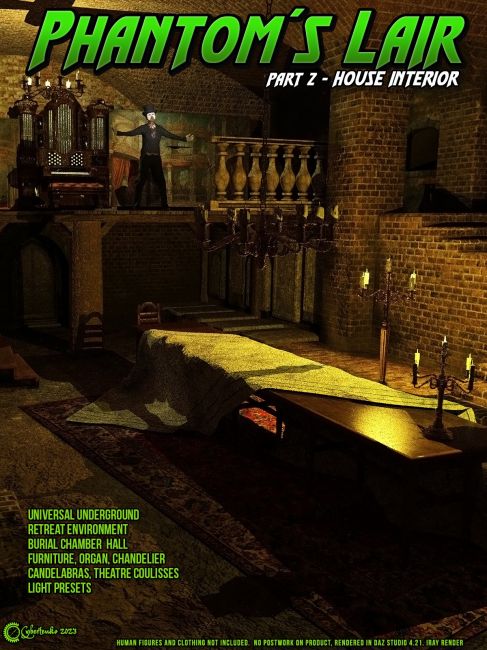 Click here to see preview images for "Phantom Lair: Part 2 - House Interior" Phantom Lair: Part 2 - House Interior