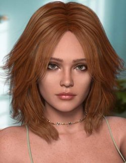 Linette Hair for Genesis 9