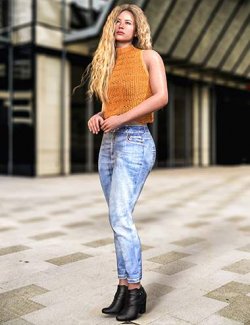 dforce Summer Casual Style Outfit for Genesis 9