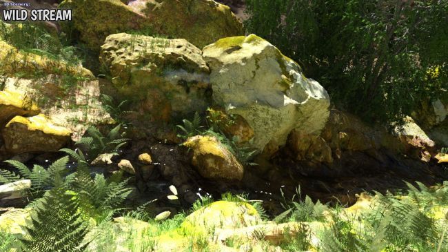 Click here to see preview images for "3D Scenery: Wild Stream" 3D Scenery: Wild Stream