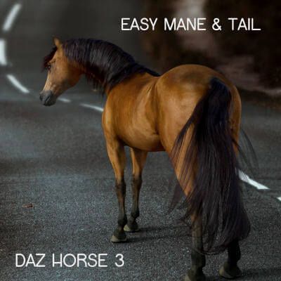 Click here to see preview images for "Easy Mane&Tail Dazhorse3" Easy Mane&Tail Dazhorse3