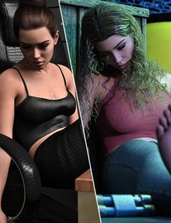 Z Deadly and Lethal Utility Pose Collection for Genesis 9 and 8 Female