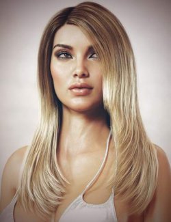 dForce Classic Long Side Bangs Hair for Genesis 9 and 8 Female