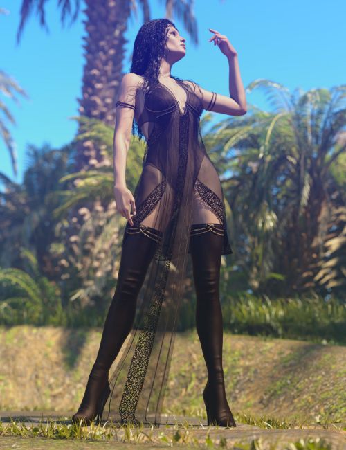 Click here to see preview images for "dForce CB Sana Clothing Set for Genesis 9" dForce CB Sana Clothing Set for Genesis 9