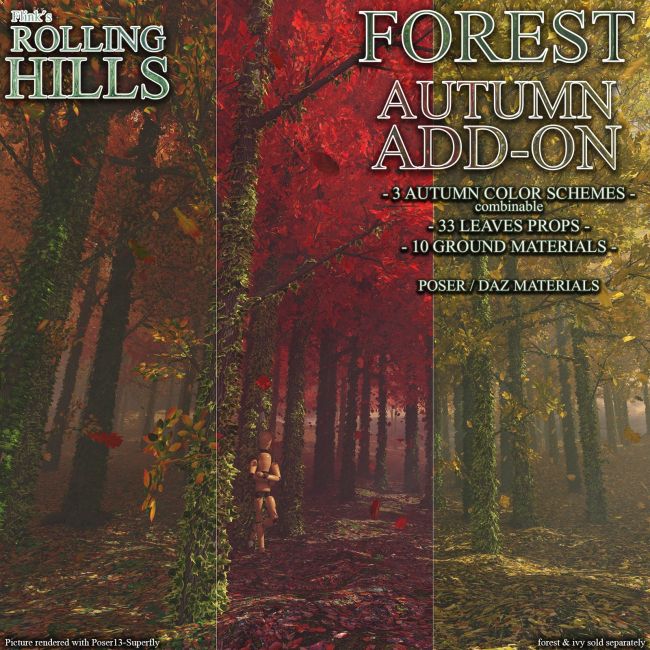 Click here to see preview images for "Flinks Rolling Hills - Forest - Autumn Add-On" Flinks Rolling Hills - Forest - Autumn Add-On