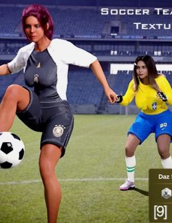 Goal: Soccer Teams Textures for MMA Oufit G8 and G9
