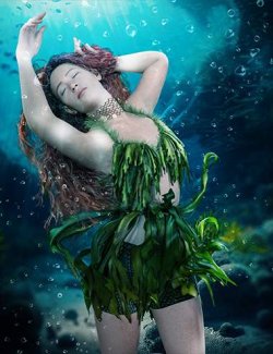 dForce From The Ocean Outfit for Genesis 9