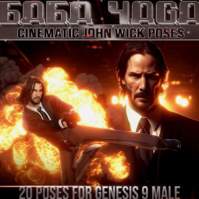 Click here to see preview images for "John Wick Genesis 9 - Pose Pack" John Wick Genesis 9 - Pose Pack