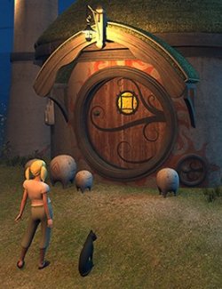 Wonderful House set for Poser