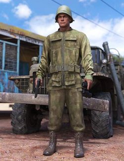 dForce Combat Ready Outfit for Genesis 9