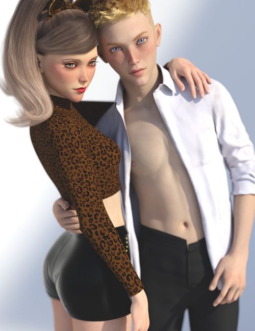 Click here to see preview images for "EM3D Kikii and Kash Cute Mega Bundle for Genesis 9" EM3D Kikii and Kash Cute Mega Bundle for Genesis 9
