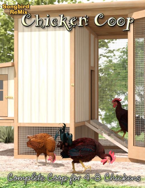 Click here to see preview images for "Songbird ReMix Chicken Coop" Songbird ReMix Chicken Coop
