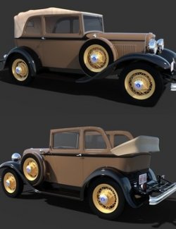 FORD B400 1932 for DAZ STUDIO