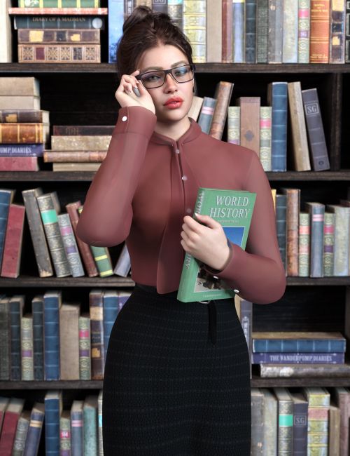 Click here to see preview images for "Z Professions Librarian Pose Mega Set for Genesis 9 and 8 Female" Z Professions Librarian Pose Mega Set for Genesis 9 and 8 Female