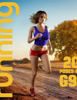 Running Poses Genesis 9 - Pose Pack