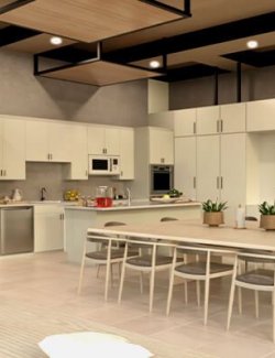 Open Office Cafeteria