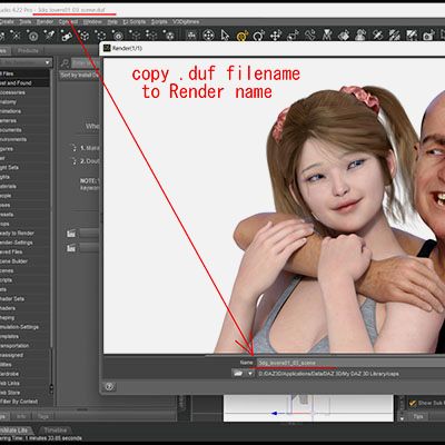 Click here to see preview images for "Render Name Script" Render Name Script