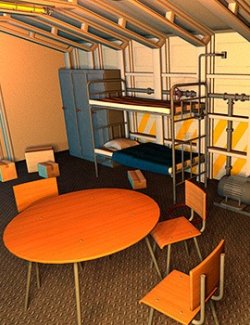 Underground bunker for Daz Studio