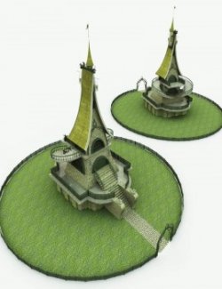 Elven Stable for Poser