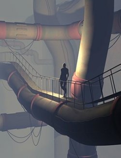 Giant pipes for Poser
