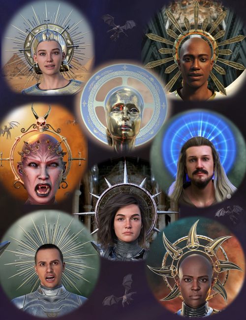 Click here to see preview images for "Universal Haloes" Universal Haloes