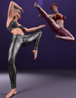 Asian Martial Arts Poses for Genesis 9