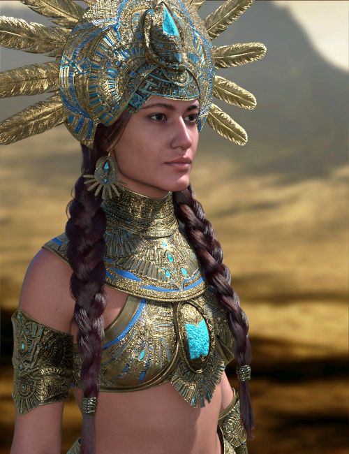 Click here to see preview images for "Cheyenne Braids for Genesis 9" Cheyenne Braids for Genesis 9