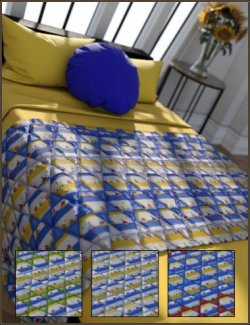 Patchwork Quilt Iray Shaders Vol 5