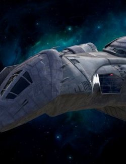 Firefly-Class Transport Ship for DAZ