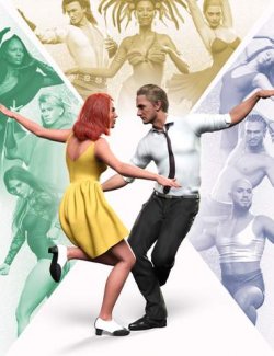 Just Dance Poses for Genesis 9 and 8