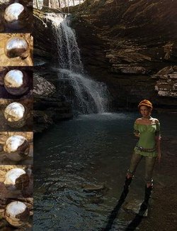 Orestes Iray HDRI Environments - Dogwood Falls
