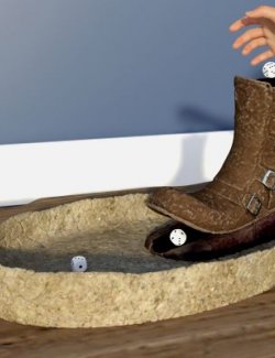 Boot-Shaped Dice Tower