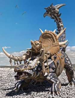 Raider Tusk Saddle for HH Ankylosaurus