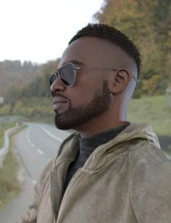 Coby HairStyle and Beard for Genesis 9